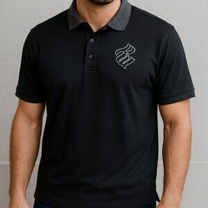 NWT EMBROIDERED ROCAWEAR POLO SHIRT SZ L